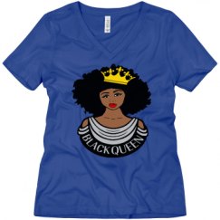 Ladies Relaxed Fit V-Neck Tee