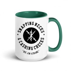 15oz Ceramic Mug with Color Inside