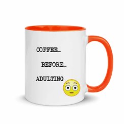 11oz Ceramic Mug with Color Inside