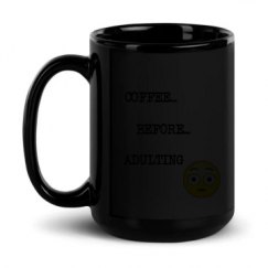 15oz Black Glossy Mug