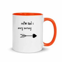 11oz Ceramic Mug with Color Inside