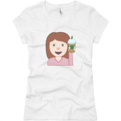 Ladies Slim Fit Basic Promo Jersey Tee