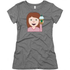 Ladies Slim Fit Super Soft Triblend Tee