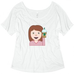 Ladies Flowy Slouchy Tee