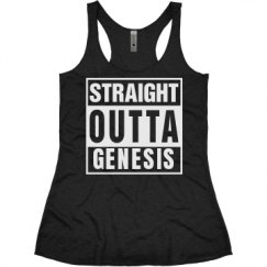 Ladies Slim Fit Super Soft Racerback Triblend Tank