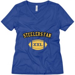 Ladies Relaxed Fit V-Neck Tee