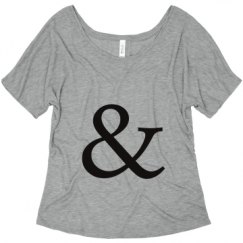 Ladies Flowy Slouchy Tee