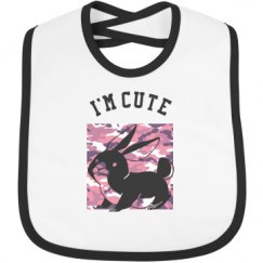 Infant Contrast Trim Bib