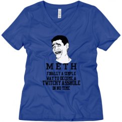 Ladies Relaxed Fit V-Neck Tee