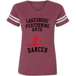 Ladies Relaxed Fit Vintage Sports Tee