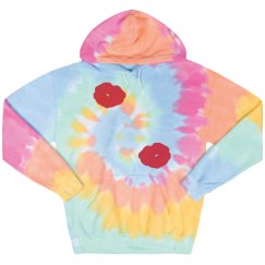 Unisex Tie-Dye Fleece Hoodie