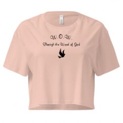 Ladies Festival Cali Crop Top Tee