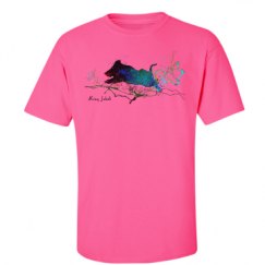 Unisex Ultra Cotton Safety Neon Crewneck Tee