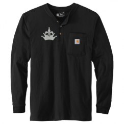 Unisex Carhartt Long Sleeve Henley Tee 
