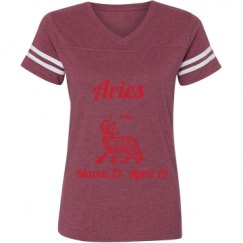 Ladies Relaxed Fit Vintage Sports Tee