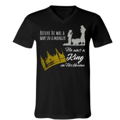 Unisex V-Neck Jersey Tee