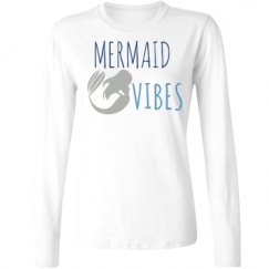 Ladies Relaxed Fit Basic Long Sleeve Tee