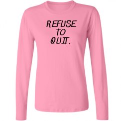 Ladies Relaxed Fit Basic Long Sleeve Tee