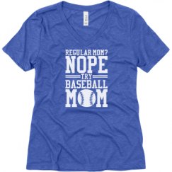 Ladies Relaxed Fit Super Soft Triblend V-Neck Tee