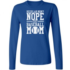 Ladies Relaxed Fit Basic Long Sleeve Tee