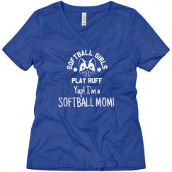 Ladies Relaxed Fit V-Neck Tee