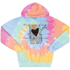 Unisex Tie-Dye Fleece Hoodie