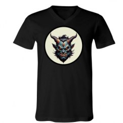 Unisex V-Neck Jersey Tee