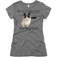 Ladies Slim Fit Super Soft Triblend Tee