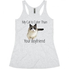 Ladies Slim Fit Super Soft Racerback Triblend Tank