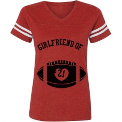 Ladies Relaxed Fit Vintage Sports Tee