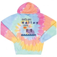 Unisex Tie-Dye Fleece Hoodie