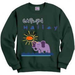 Unisex Film and Foil Crewneck Sweatshirt