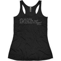 Ladies Slim Fit Super Soft Racerback Triblend Tank