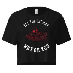 Ladies Festival Cali Crop Top Tee