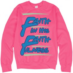 Unisex Neon Crewneck Sweatshirt