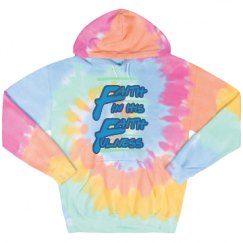 Unisex Tie-Dye Fleece Hoodie