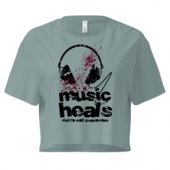 Ladies Festival Cali Crop Top Tee