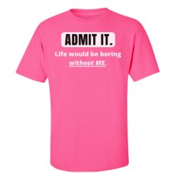 Unisex Ultra Cotton Safety Neon Crewneck Tee