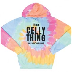 Unisex Tie-Dye Fleece Hoodie