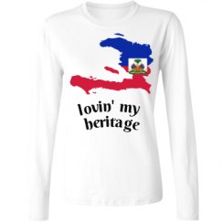 Ladies Relaxed Fit Basic Long Sleeve Tee