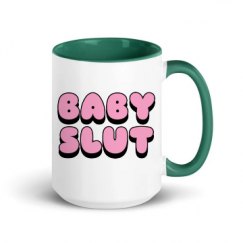 15oz Ceramic Mug with Color Inside