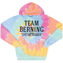Unisex Tie-Dye Fleece Hoodie