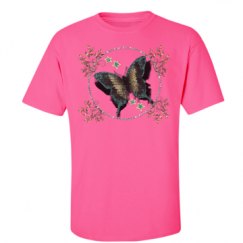 Unisex Ultra Cotton Safety Neon Crewneck Tee