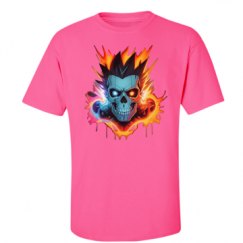 Unisex Ultra Cotton Safety Neon Crewneck Tee