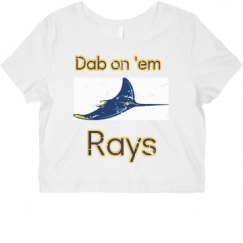 Ladies Slim Fit Crop Top Tee