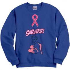 Unisex Film and Foil Crewneck Sweatshirt