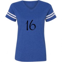 Ladies Relaxed Fit Vintage Sports Tee