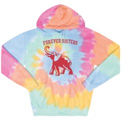 Unisex Tie-Dye Fleece Hoodie