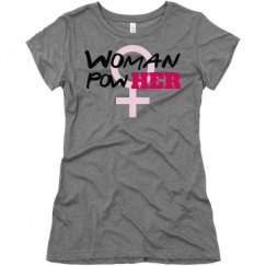 Ladies Slim Fit Super Soft Triblend Tee
