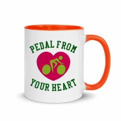 11oz Ceramic Mug with Color Inside